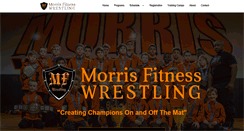 Desktop Screenshot of morrisfitnesswrestling.com